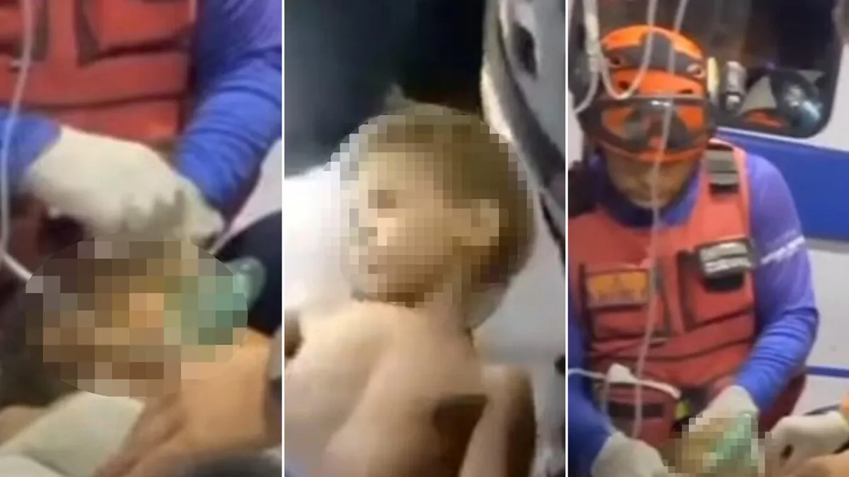 Bambini Salvati dal Terremoto in Venezuela