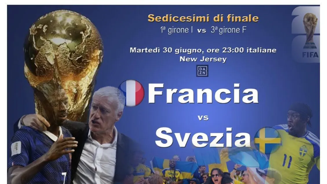 Mondiali: Francia-Svezia in Diretta alle 23 - Previsioni Maradona