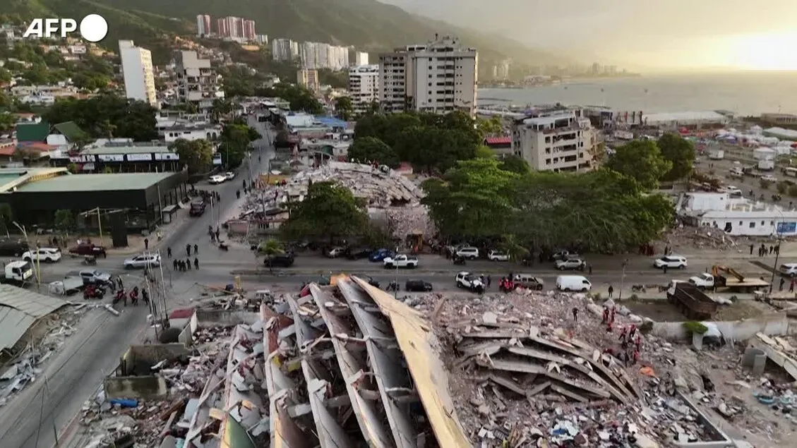 La Guaira, Venezuela: Scene di Devastazione dall'Alto