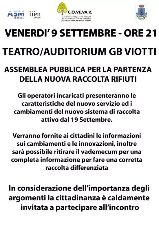 Assemblea Pubblica: Novità Raccolta Rifiuti a Udine