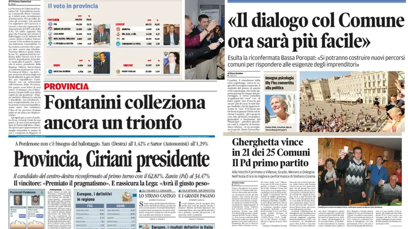 Friuli Venezia Giulia: Ritorno alle Province - Risultati Elezioni Regionali
