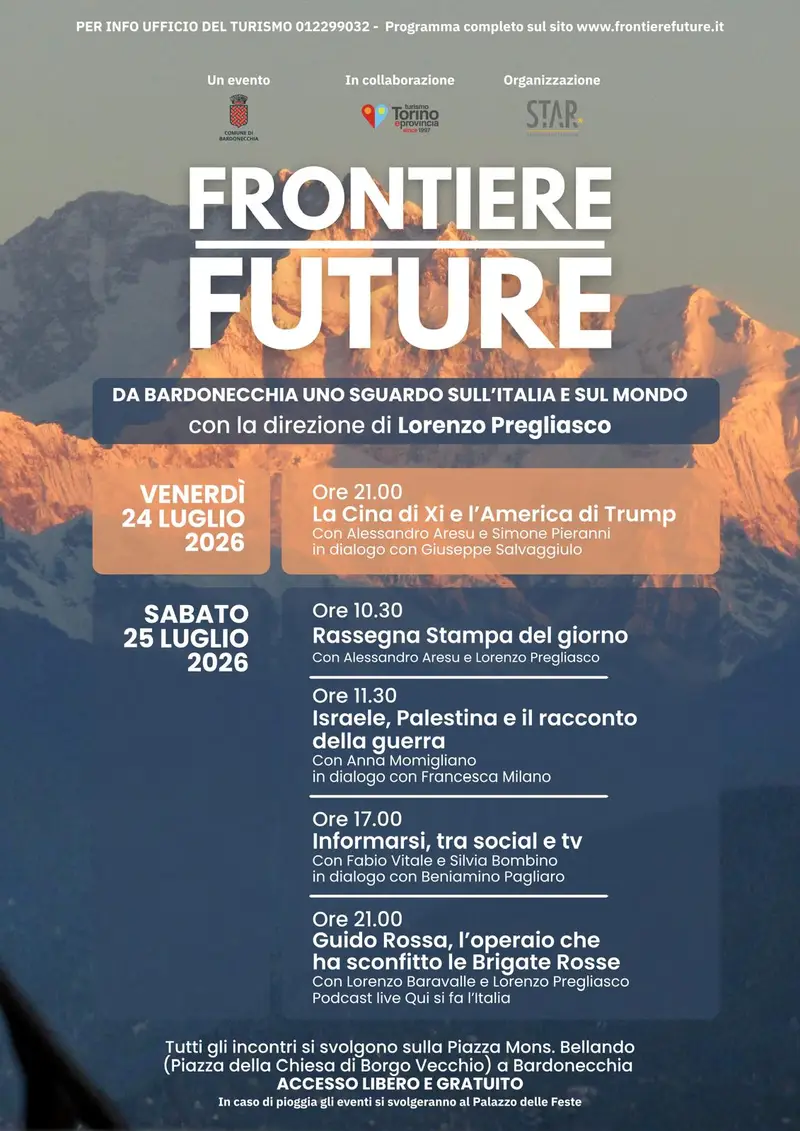 Festival Frontiere Future a Bardonecchia: Due Giorni di Incontri e Prospettive