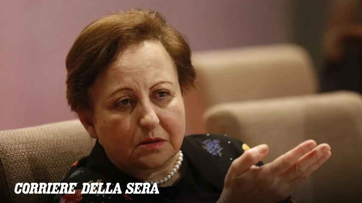 Shirin Ebadi: Il Regime Iraniano è in Crisi e il Popolo si Libererà