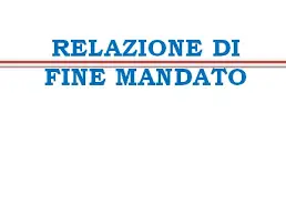 Relazione di Fine Mandato 2020-2026