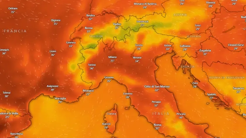 Nordest in Caldo Estremo: Temperature Record e Allarme Scienza