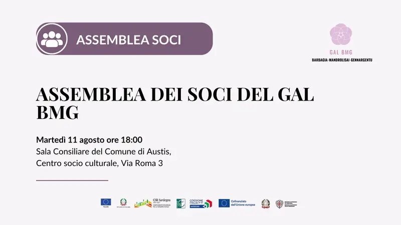 Assemblea del GAL Barbagia Mandrolisai Gennargentu a Austis per Approvazione Strategica