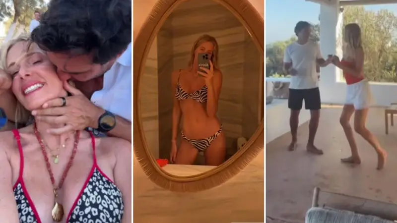 Alessia Marcuzzi e Tiago Schietti: Vacanze Romantiche a Mykonos