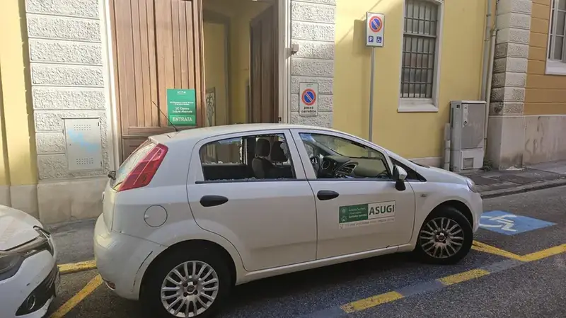 Trieste: Vandalismo al Csm – Danneggiati Finestri di Auto e Portone