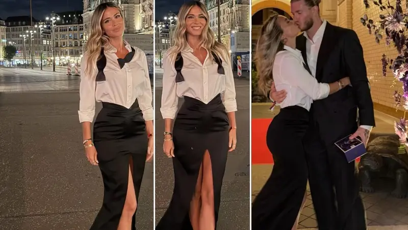 Diletta Leotta e Loris Karius brillano al red carpet di Amburgo