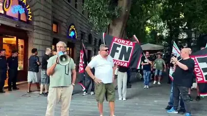 Forza Nuova Manifesta a Trieste: Critiche a USA, Sionismo e Politiche Locali