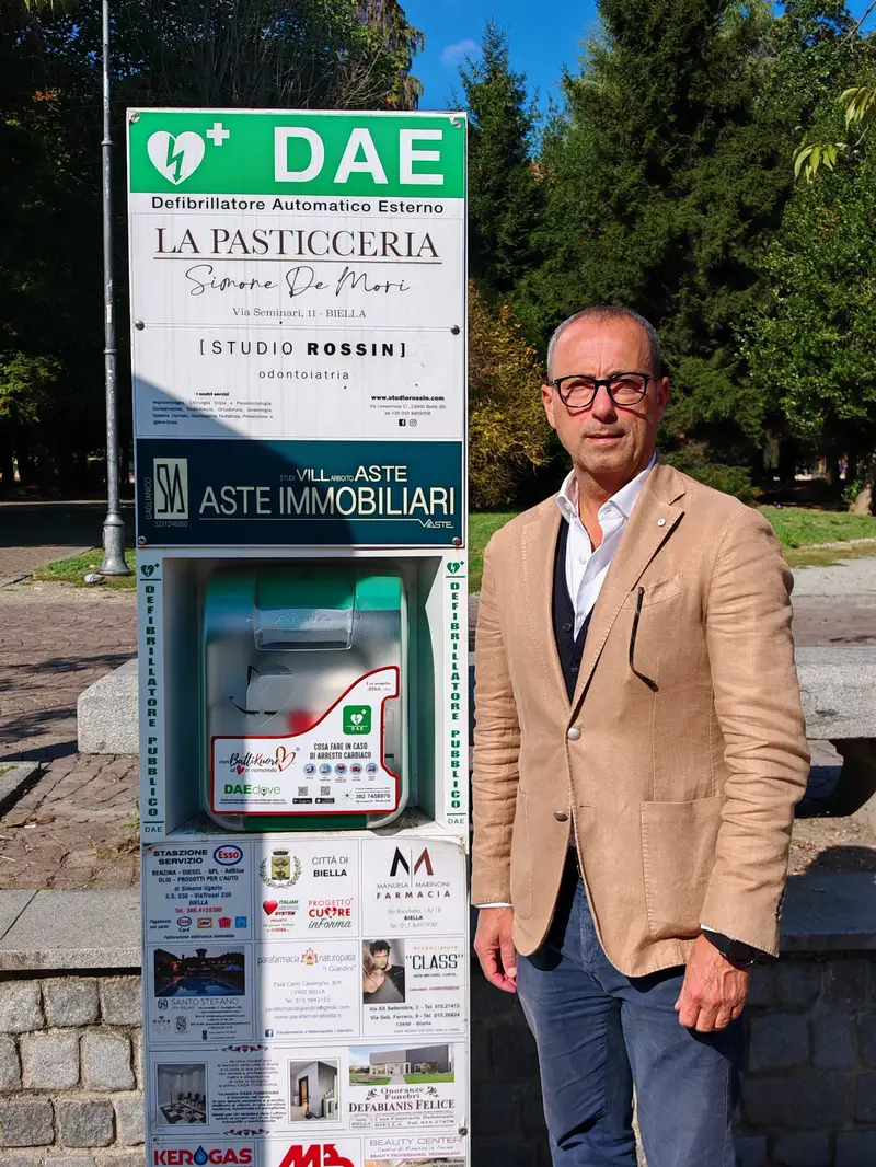 Biella rafforza la rete dei defibrillatori con il progetto Battikuore