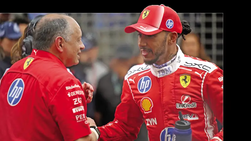 Hamilton e Leclerc: le dichiarazioni di Vasseur sulla gestione del team Ferrari