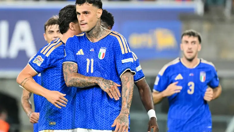 Italia-Turchia 1-0: Scamacca apre il punteggio all'Intervallo