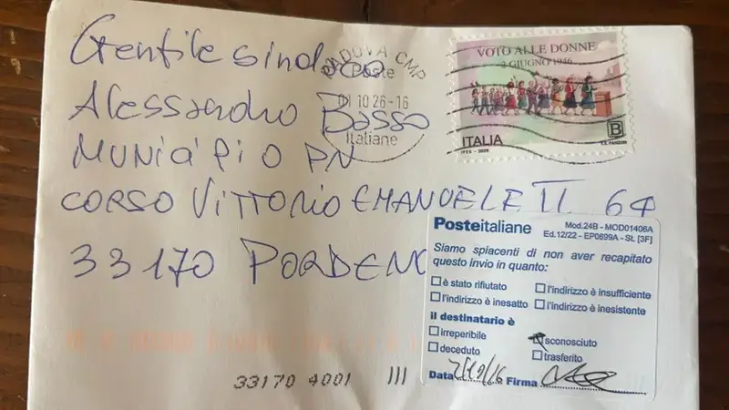 Lettera al Sindaco di Pordenone Ritorna Indietro: Un Inconveniente per la Capitale della Cultura